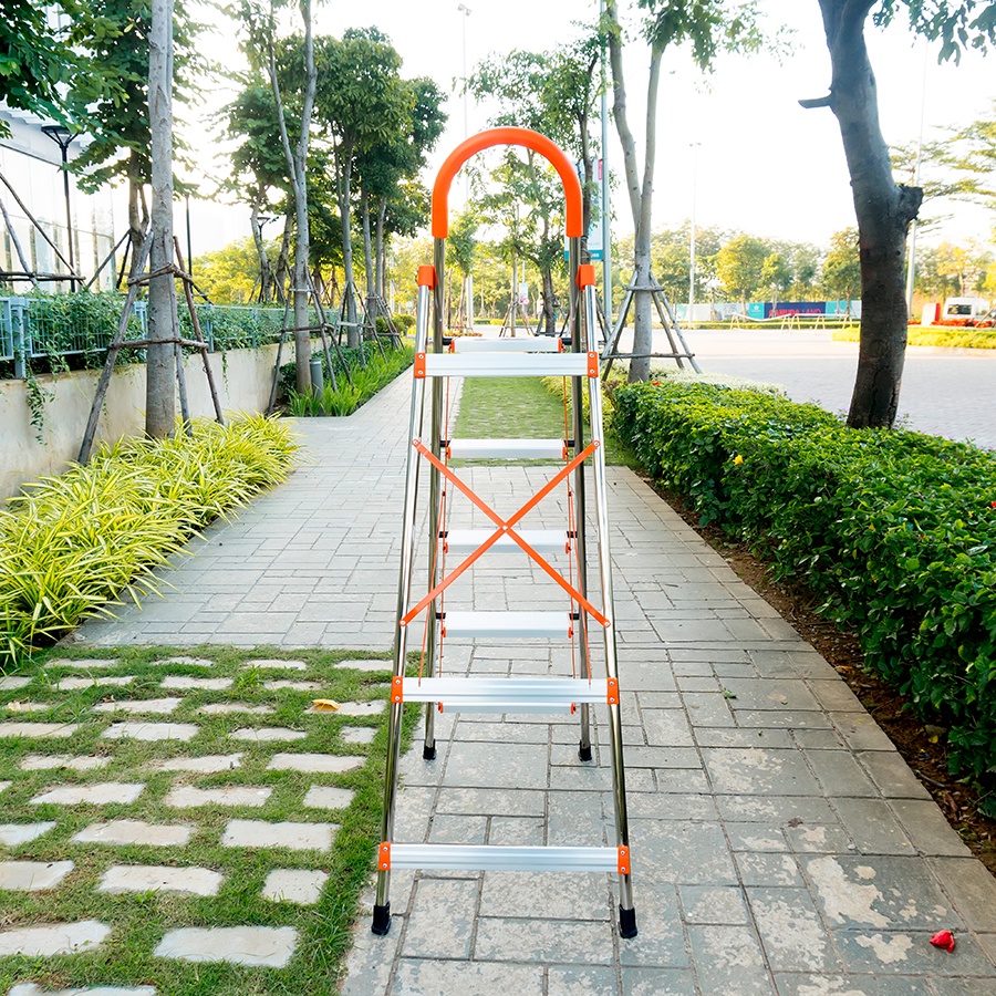 Thang nhôm ghế 3.4.5.6.7 bậc PRO DAMITA cao cấp chính hãng hàn quốc tải trọng 300kg