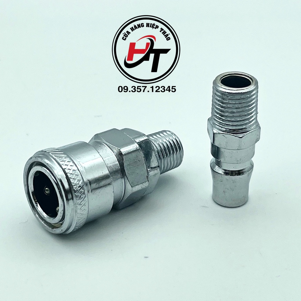 Đầu nối nhanh dây hơi - đầu nối hơi máy nén khí - Bộ đầu nối khí nén BND-RE