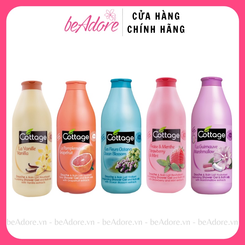 Sữa Tắm Cottage Pháp 750ml