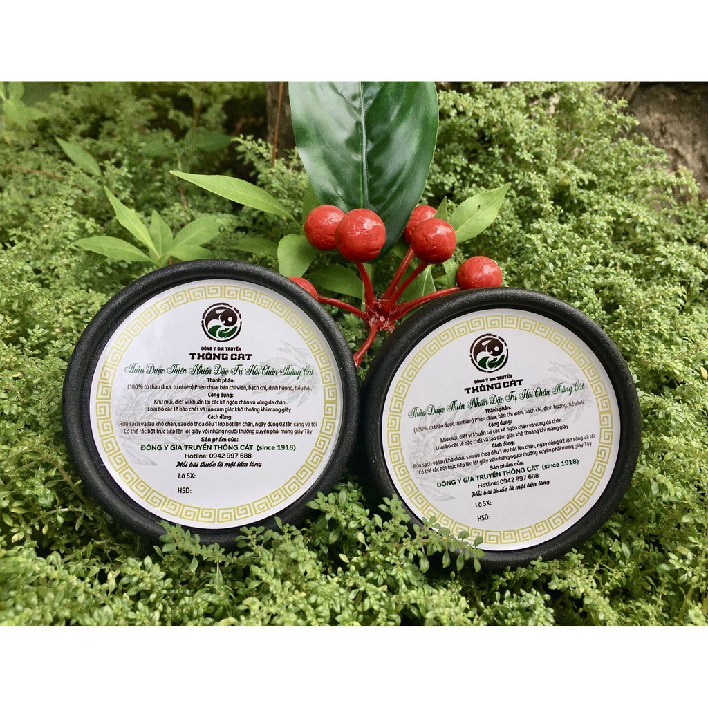 Bột thảo dược Đông y gia truyền Thông Cát_khử mùi hôi chân, kháng khuẩn, loại bỏ nấm mốc, vi khuẩn gây mùi | BigBuy360 - bigbuy360.vn