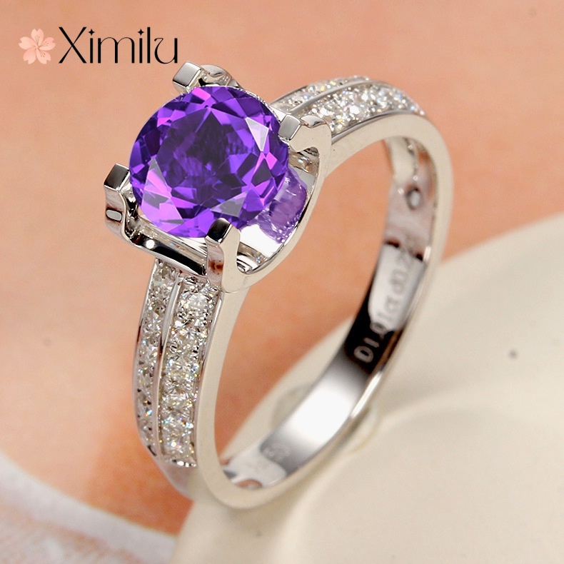 Hàng Mới Về Nhẫn Moissanite Nhiều Màu Sắc