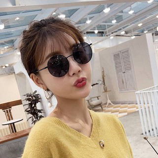 Mắt kính gọng tròn đen nam nữ kb172 thầy bói đen chống chói cực đẹp + Kèm hộp kính & khăn