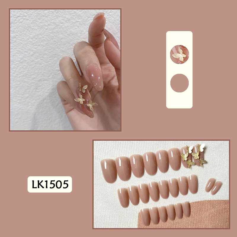 [Hàng mới về] Set 24 Móng Tay Giả Kiểu Dáng Xinh Xắn Dành Cho Nữ