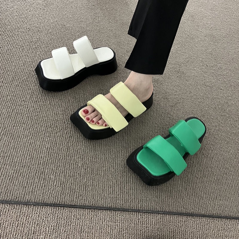 Dép Sandal Đế Dày Thời Trang Pháp Trẻ Trung