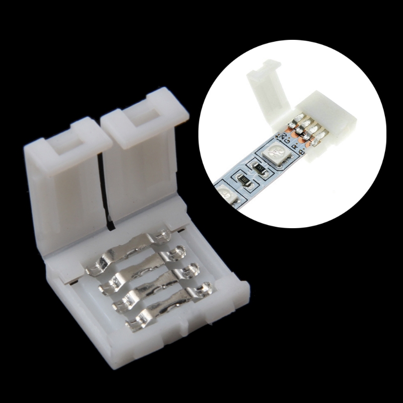 Đầu nối dây đèn led 4 pin 10mm thiết kế chuyên dụng