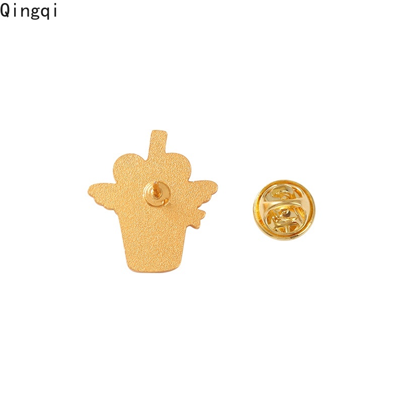 Ghim cài áo Miss Zoe hình cốc nước hoạt hình vui nhộn dễ thương cho trẻ em bạn bè