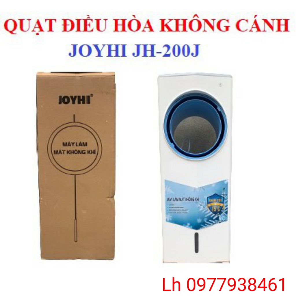 Quạt không cánh điều hoà hơi nước phun sương tạo ẩm tự động JH200 an toàn cho trẻ nhỏ