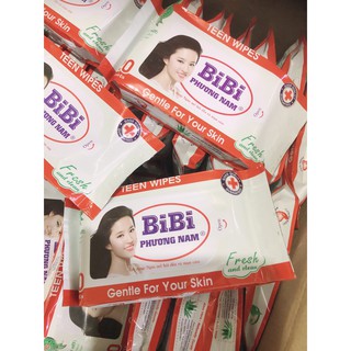 Khăn ướt bỏ túi teen bibi phương nam tiện lợi 20gr