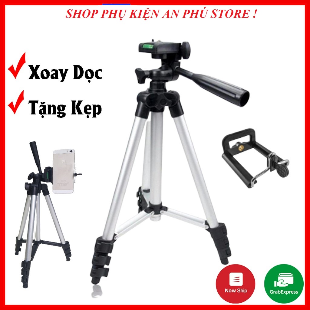 Tripod Điện Thoại | Giá Đỡ | Gậy Chụp Ảnh 3 Chân | Cây Chụp Hình Tự Sướng | Selfie Kết Hợp Remote Bluetooth TF 3110