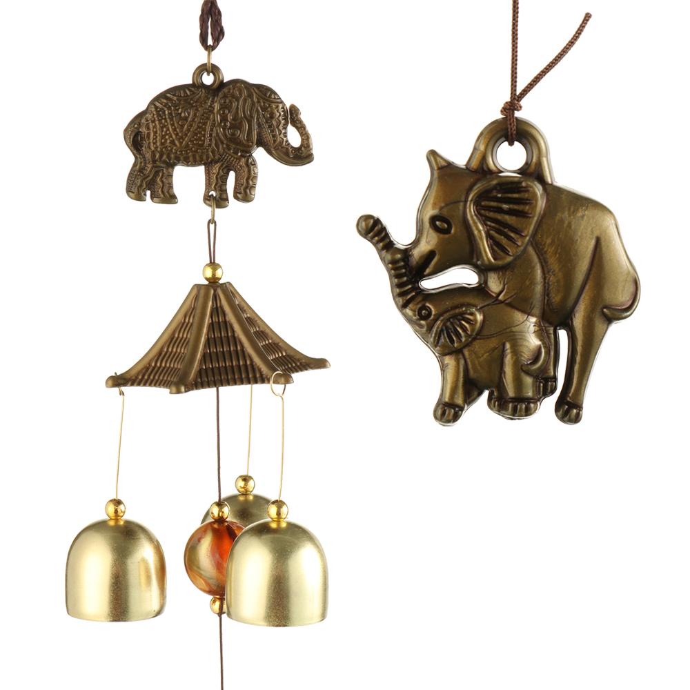 Chuông Gió Kim Loại Hình Con Công Phong Cách Retro Charms