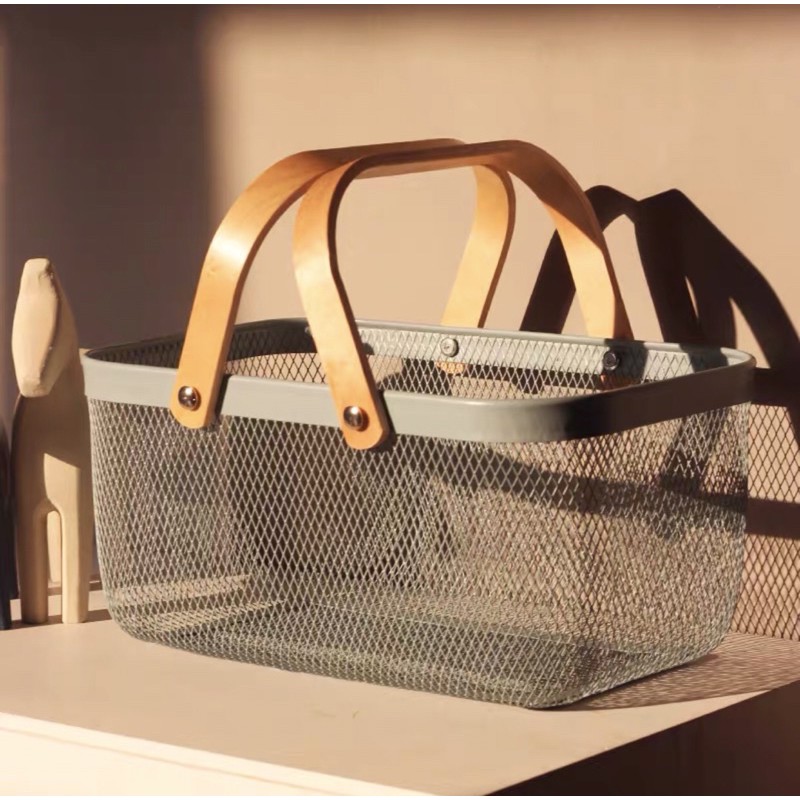 Giỏ đựng bằng sắt IKEA RISATORP tiện dụng nhà bếp