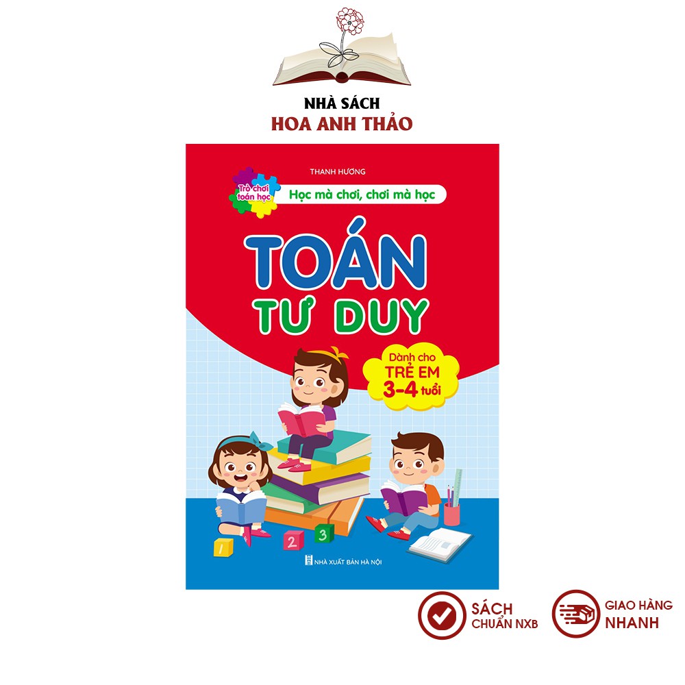 Sách - Toán tư duy cho trẻ từ 3 đến 4 tuổi trò chơi toán học