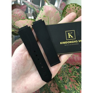 Dây Đồng Hồ HUB Cao Su Màu Đen case 38 Size Dây 15 - 21 - 18