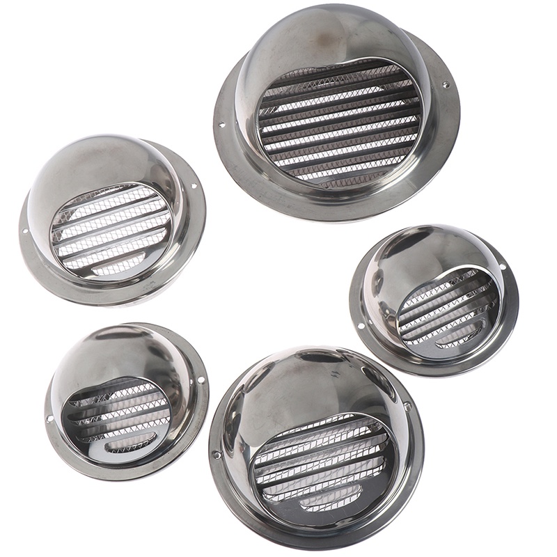 (Hàng Có Sẵn) Nắp Đậy Lỗ Thông Gió Đóng Cửa Bằng Thép Không Gỉ