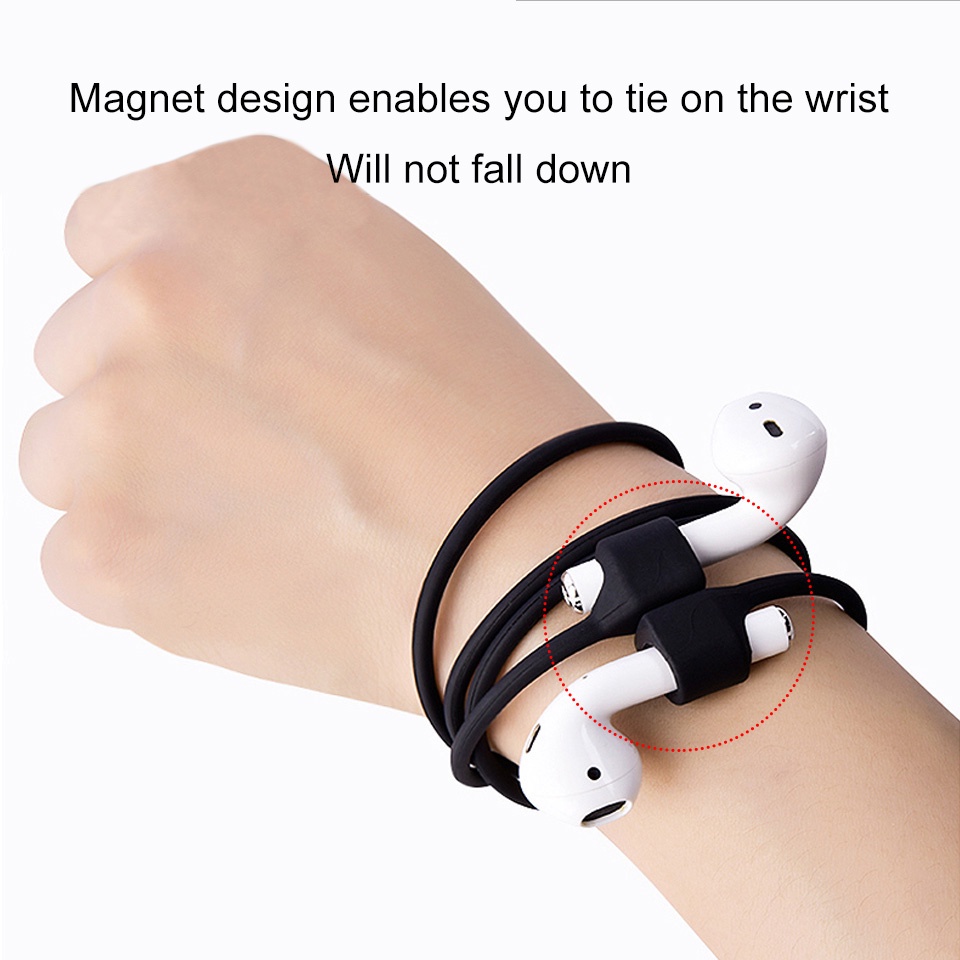 Dây Đeo Tai Nghe Bluetooth Không Dây AirPods pro 3 2 1 Bằng Silicon Mềm 70CM Có Dây Đeo Cổ