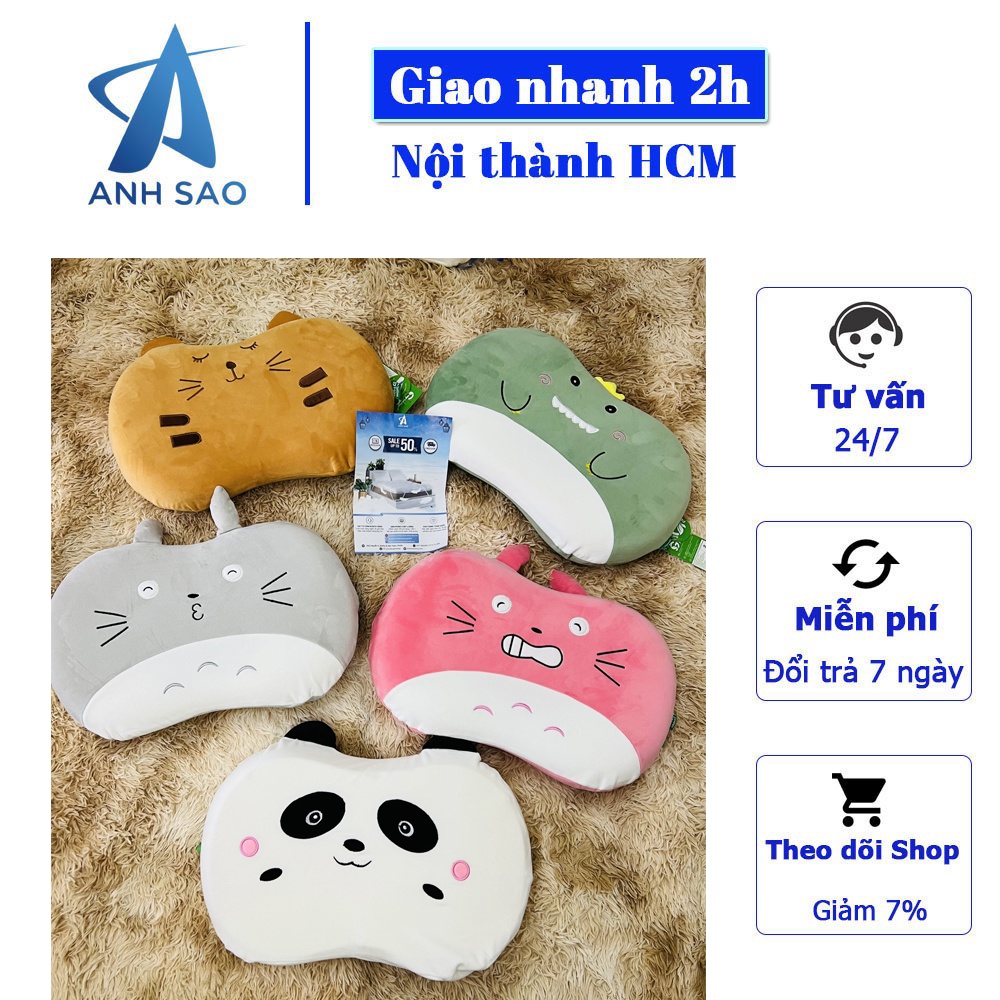 Gối massage mèo hỗ trợ cho người đau nhức vùng cổ vai gáy Ánh Sao chất liệu cao su non