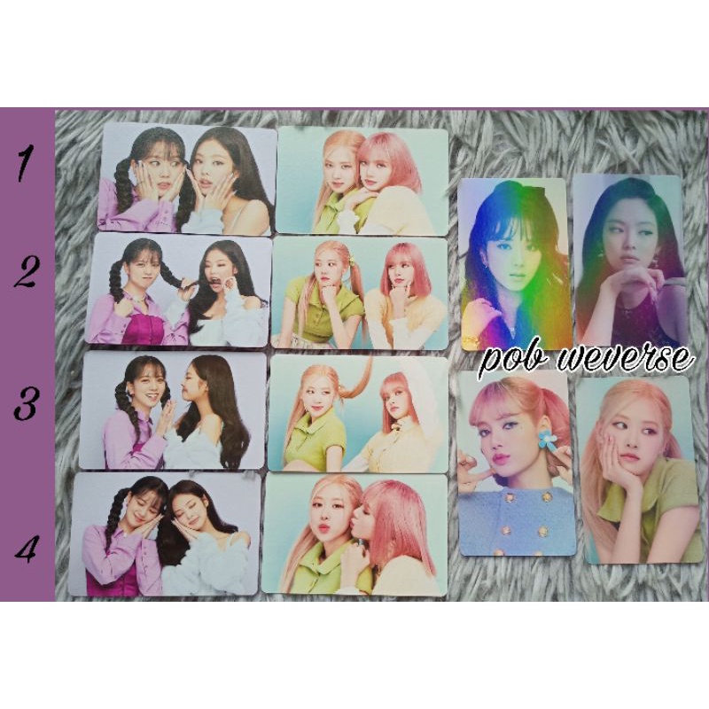 PHOTOCARD BLACKPINK WELCOMING 2022