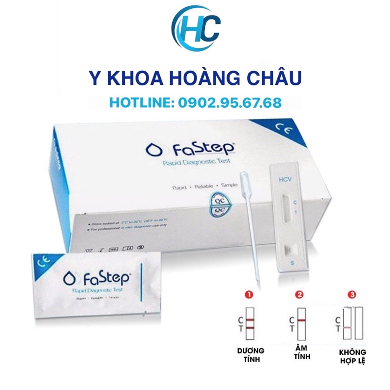 [CHÍNH HÃNG] Bộ Kit Test Xét Nghiệm Nhanh Fastep HIV (Lấy máu đầu ngón tay)