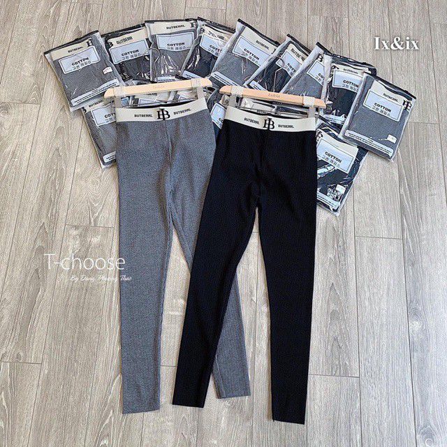 {SALE SLL} Quần Legging Len Tăm Phối Cạp Cực Chất Hàng Loại 1