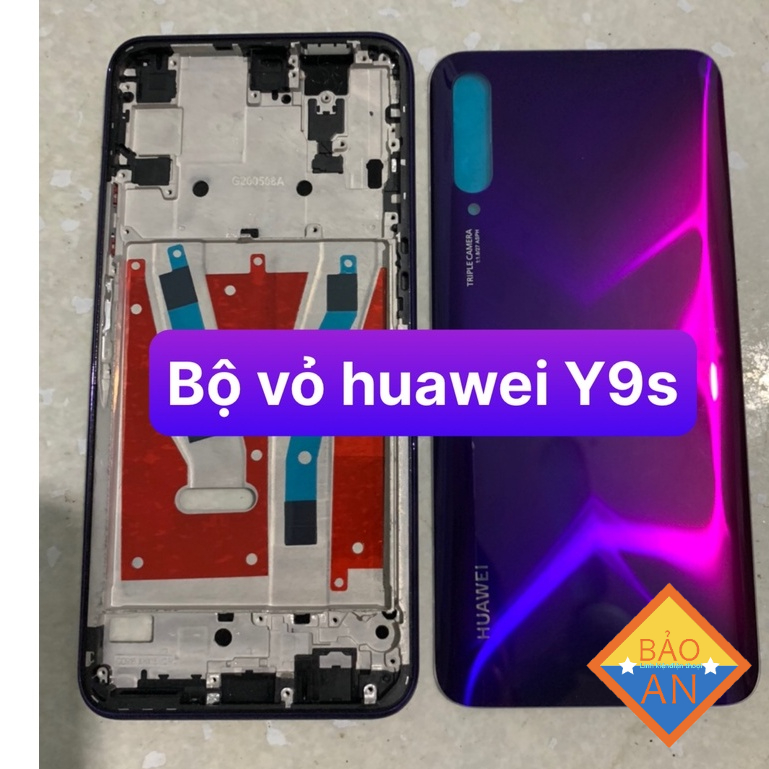 bộ vỏ huawei y9S ( gồm lưng ,sườn, phím)