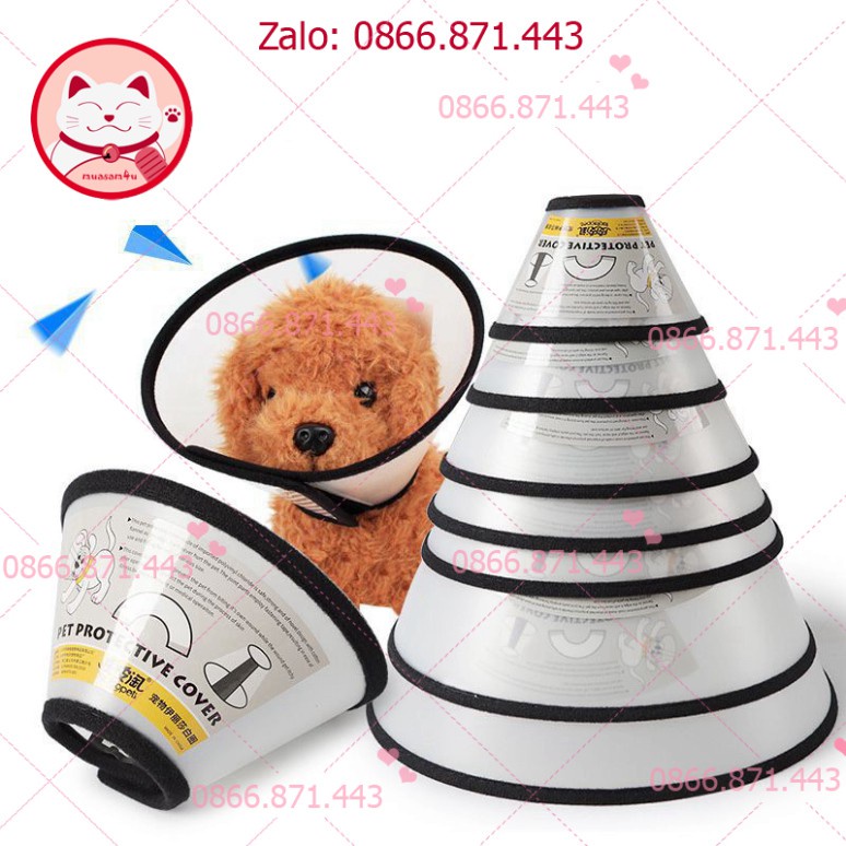 ⚡𝐅𝐑𝐄𝐄𝐒𝐇𝐈𝐏⚡ Loa - Vòng cổ chống liếm cao cấp Zichen dành cho chó mèo