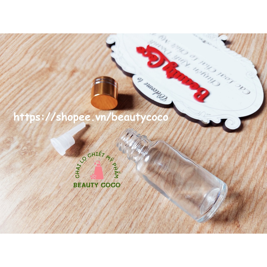 Chai Đựng Tinh Dầu Thủy Tinh Nhỏ Giọt 10ml 20ml 30ml 50ml 100ml