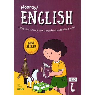 Sách - Hooray English - Tiếng Anh Vừa Học Vừa Chơi Dành Cho Bé Từ 4-6 Tuổi (Activity Book 4)