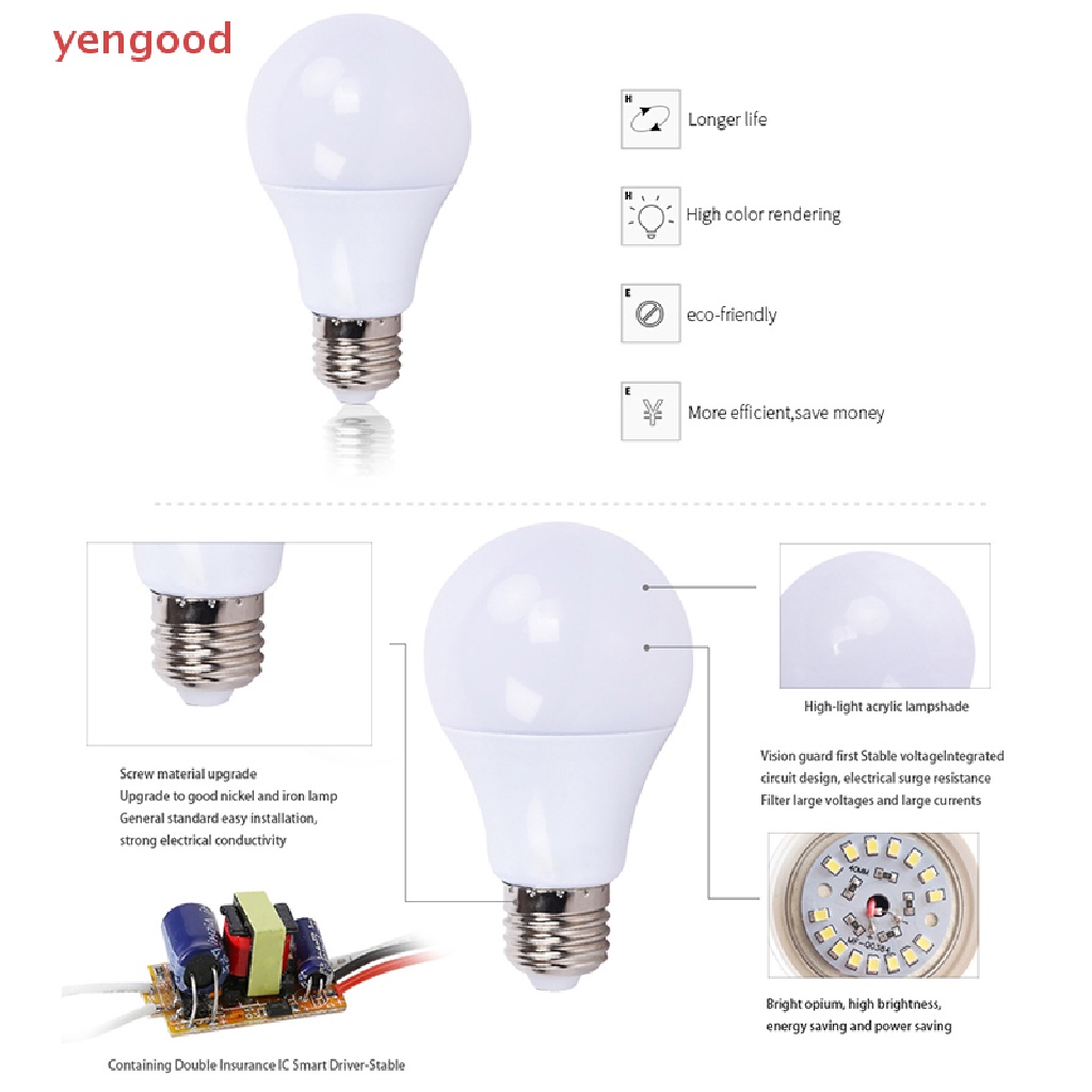 LED Bulb DC 12V LED Light  5W 7W 9W 12W15W 20W 30W For  Led Light Bulbs12-85V