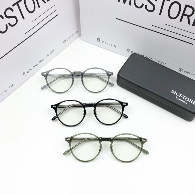 Gọng Mắt Kính Dáng Tròn Lõi Thép Hottrend 2022
