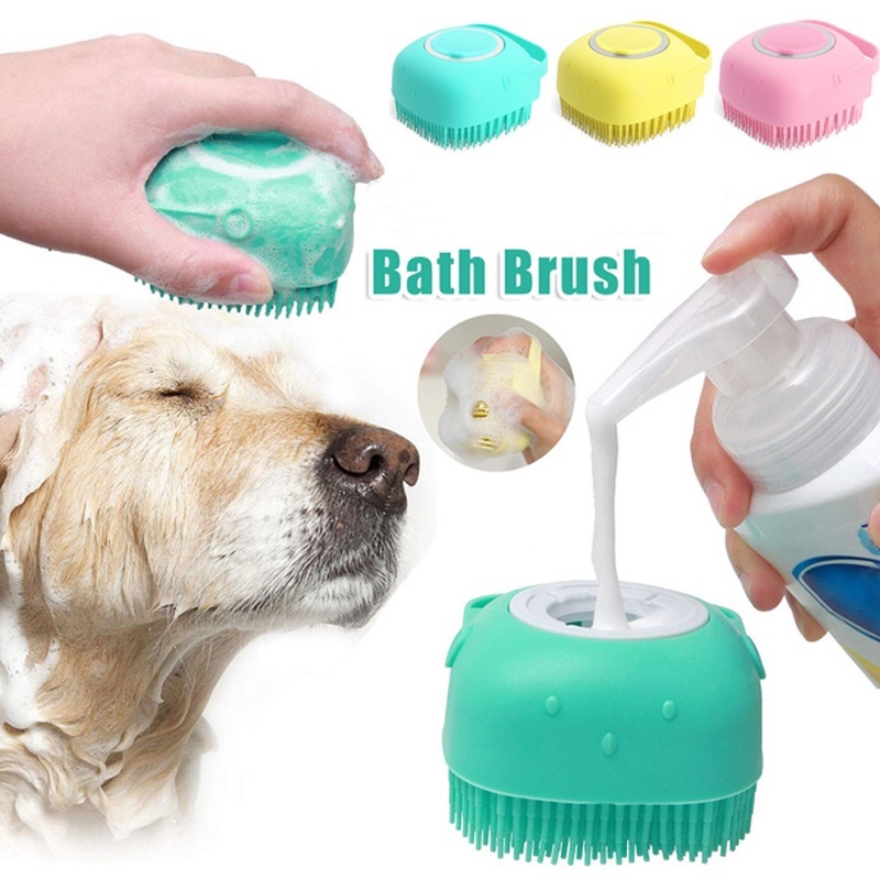 Bàn chải tắm rửa bằng silicon thông dụng