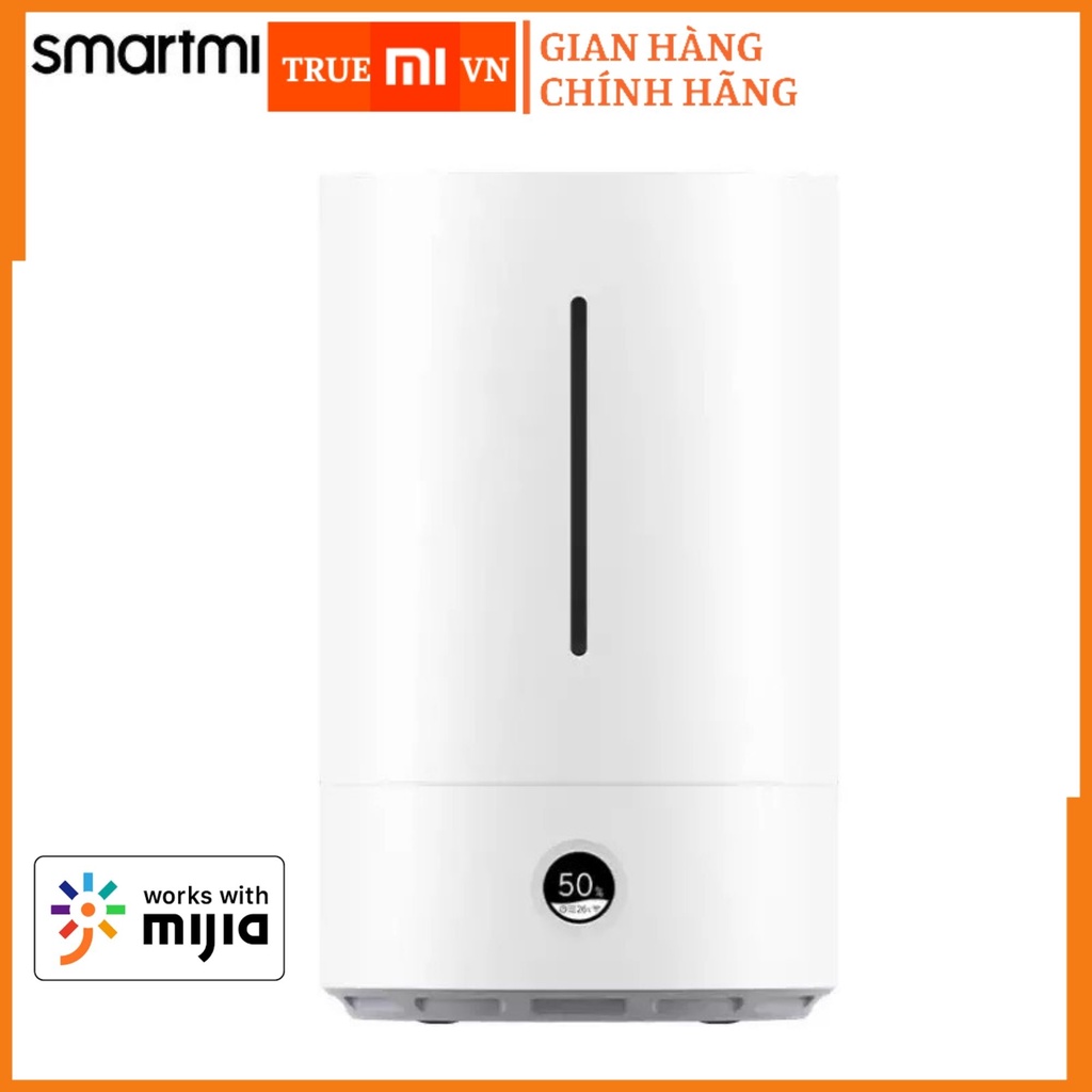 Máy tạo ẩm khử trùng xiaomi smartmi 1s có màn hình hiển thị oled và điều khiển qua ứng dụng Mihome