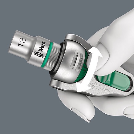 Bộ Đầu Tuýp 05004016001 Wera 8100 SA 6 Zyklop Speed ​​Ratchet 1/4 " 28 Chi Tiết - ILICO