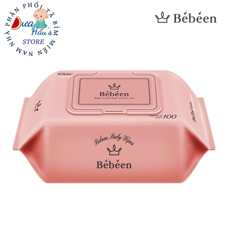 Khăn Ướt Bébeen Signature/Light Hàn quốc Hồng Xanh 100 tờ/gói