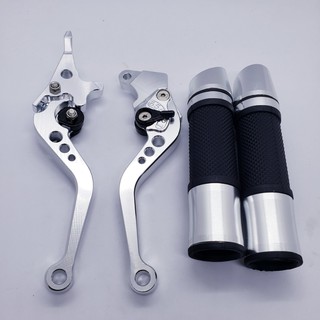 [COMBO] bao tay rizoma gù xéo, tay thắng 6 số biker gắn winner, exciter 135/150 nhập khẩu cao cấp (màu bạc)