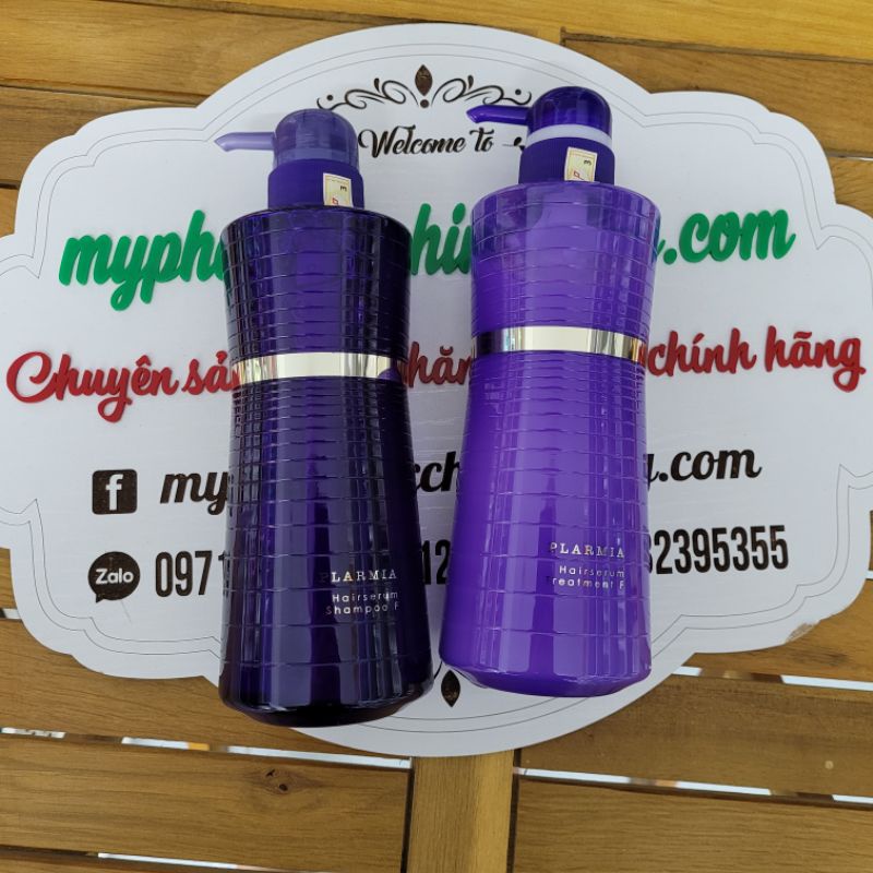 DẦU GỘI MILBON PLARMIA HAIRSERUM SHAMPOO F 500ML
