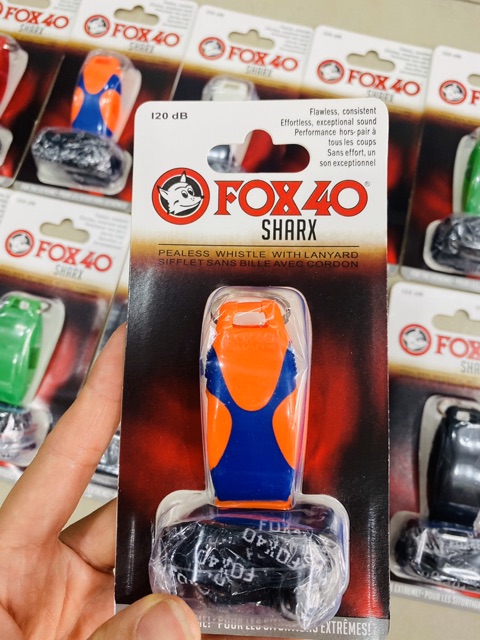 Còi trọng tài Fox 40 Shark ⚠️𝑭𝑹𝑬𝑬𝑺𝑯𝑰𝑷⚠️ hàng cao cấp quốc tế