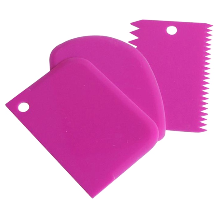 Set 3 dụng cụ cắt bột làm bánh bằng nhựa
