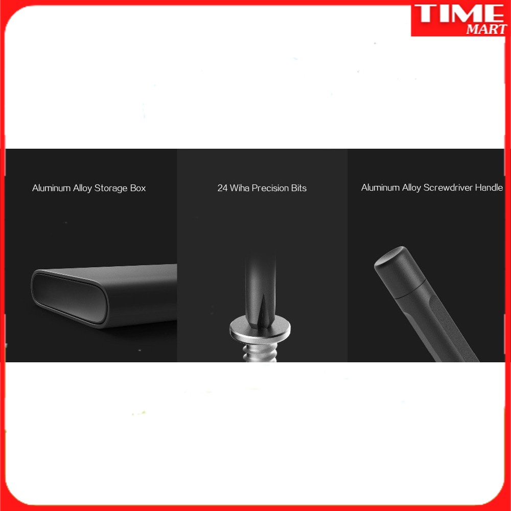 Bộ tua vít bỏ túi đa năng Xiaomi Mijia Wiha 24 đầu tháo lắp điện thoại laptop Macbook [TIME_MART siêu thị tiện ích gia đ