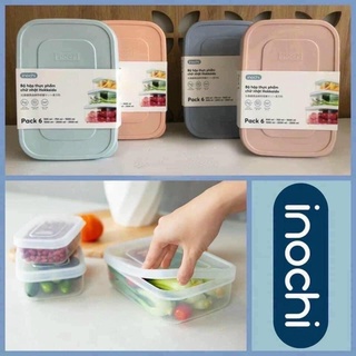 Set 6 món hộp nhựa đựng thực phẩm