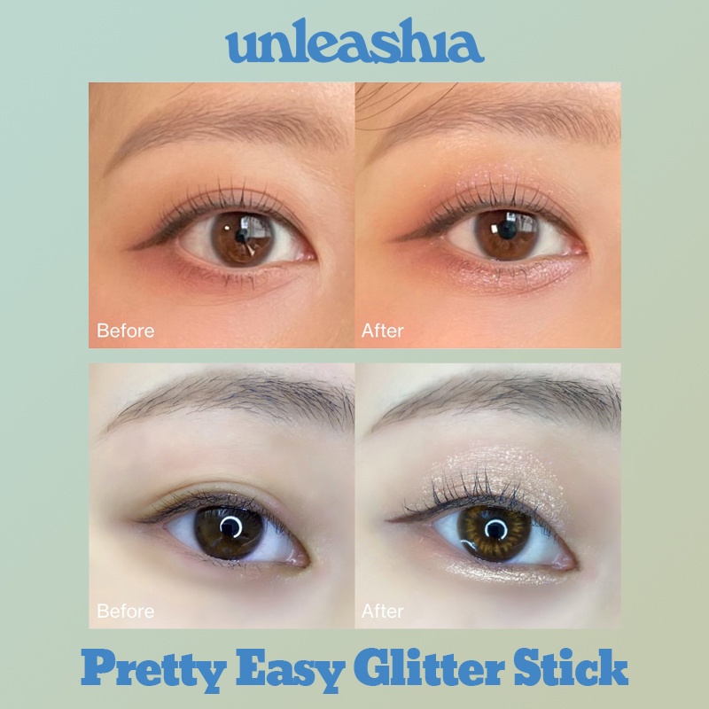 Pretty Easy Glitter Stick Thỏi Son Ánh Nhũ Dễ Lên Màu 7 Màu Tùy Chọn | Phấn Mắt Dạng Lỏng Ánh Nhũ Lấp Lánh Trang Điểm Chuyên Nghiệp