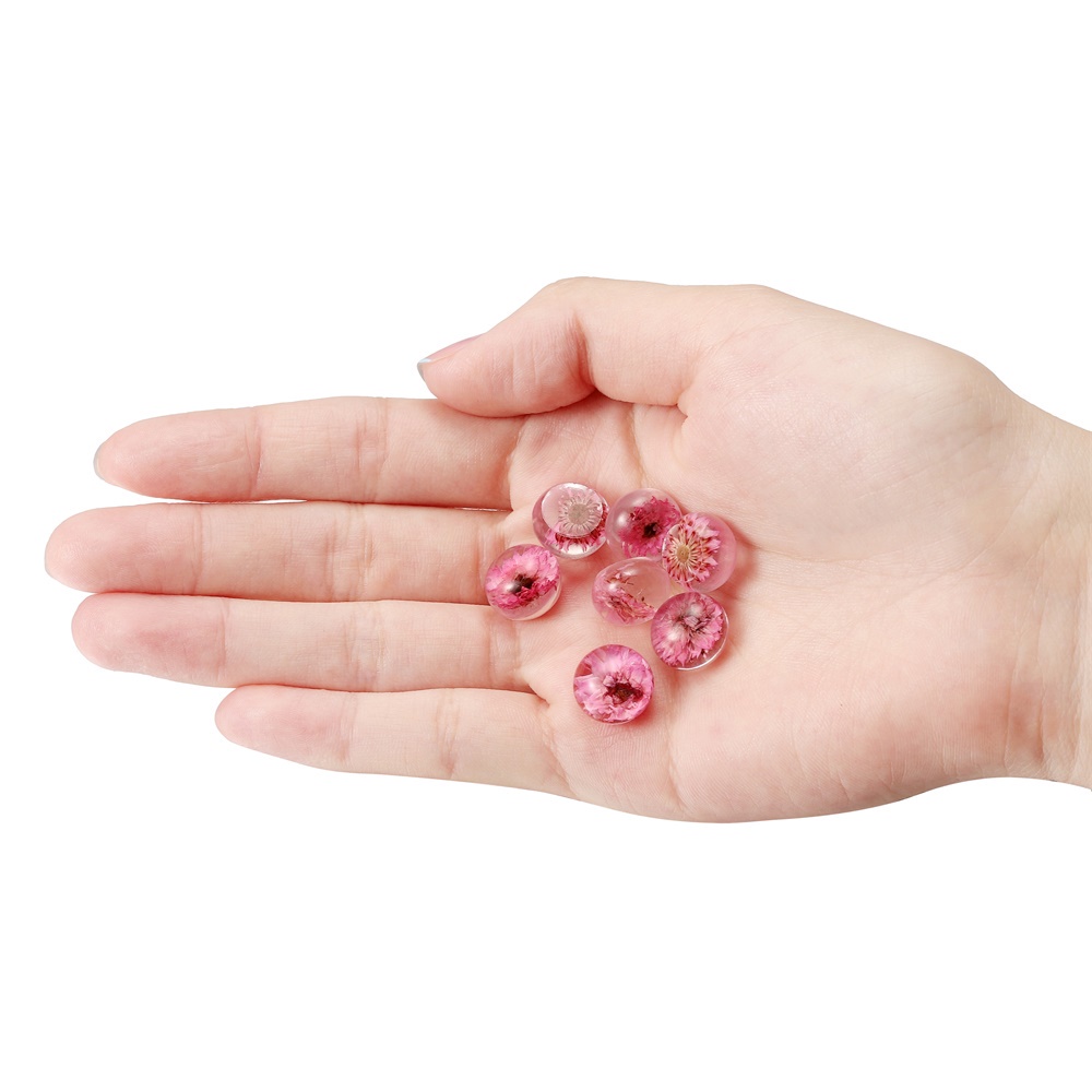 Set 10 mặt dây ST.KUNKKA bằng nhựa resin trong suốt làm đồ trang sức thủ công