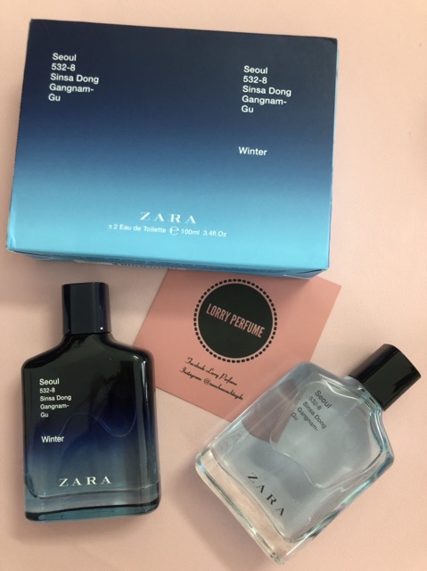 SET ZARA MAN SEOUL 532-8 & SEOUL WINTER ( 100ml x 2 ) Hàng có sẵn