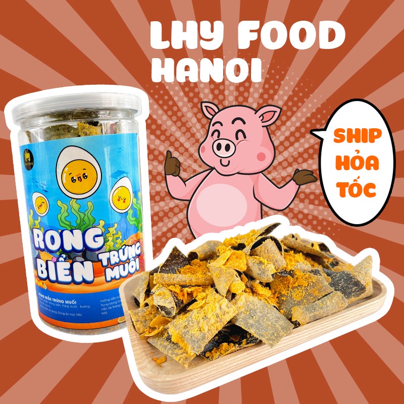 Rong biển trứng muối 150G 🍟FREESHIP🍟 LHYFOOD đồ ăn vặt Hà Nội vừa ngon vừa rẻ
