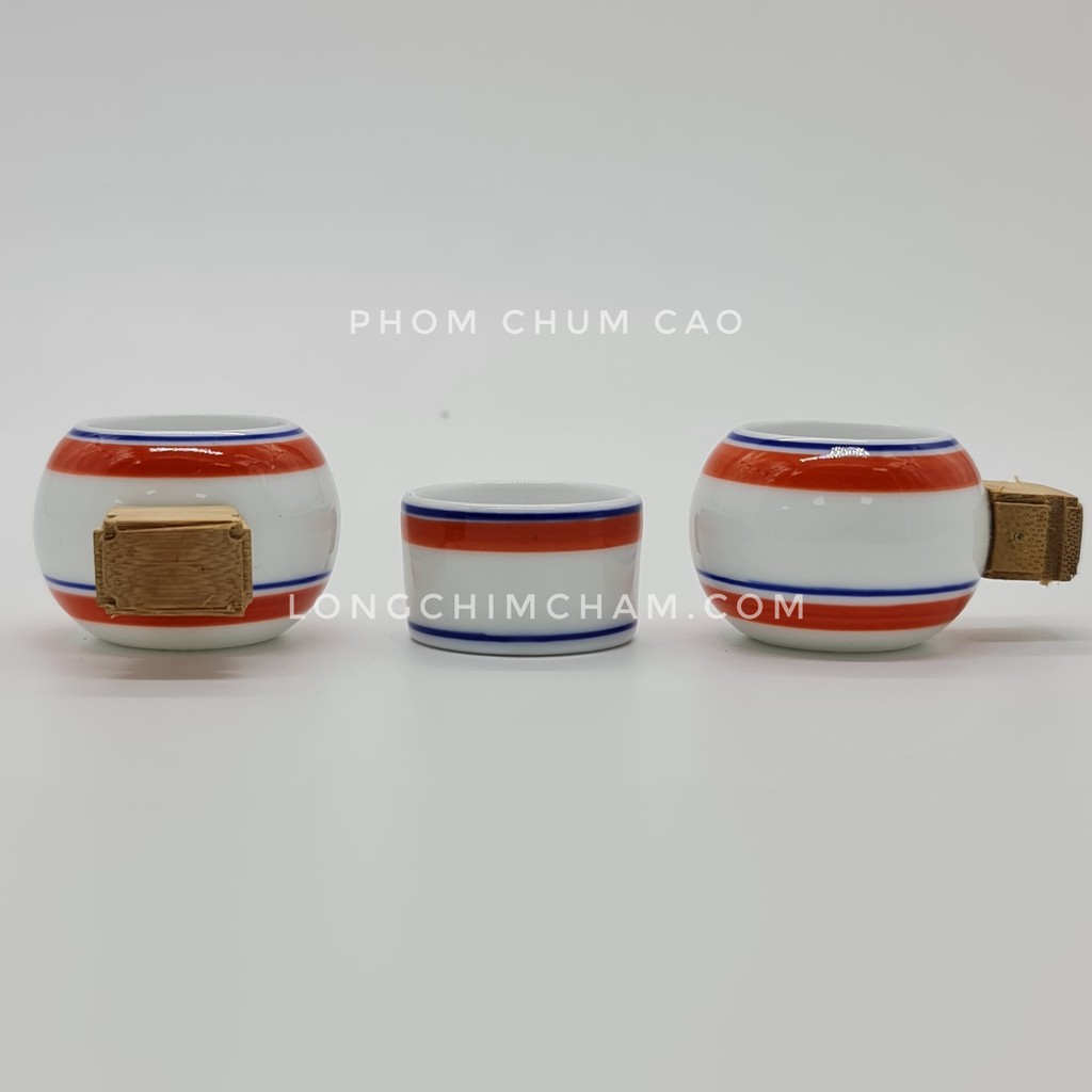 Cóng chào mào - Trắng viền Xanh, Đỏ