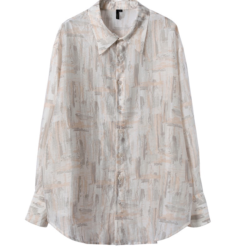 Áo Sơ Mi Tay Dài Thời Trang Dành Cho Nữ Trong Suốt