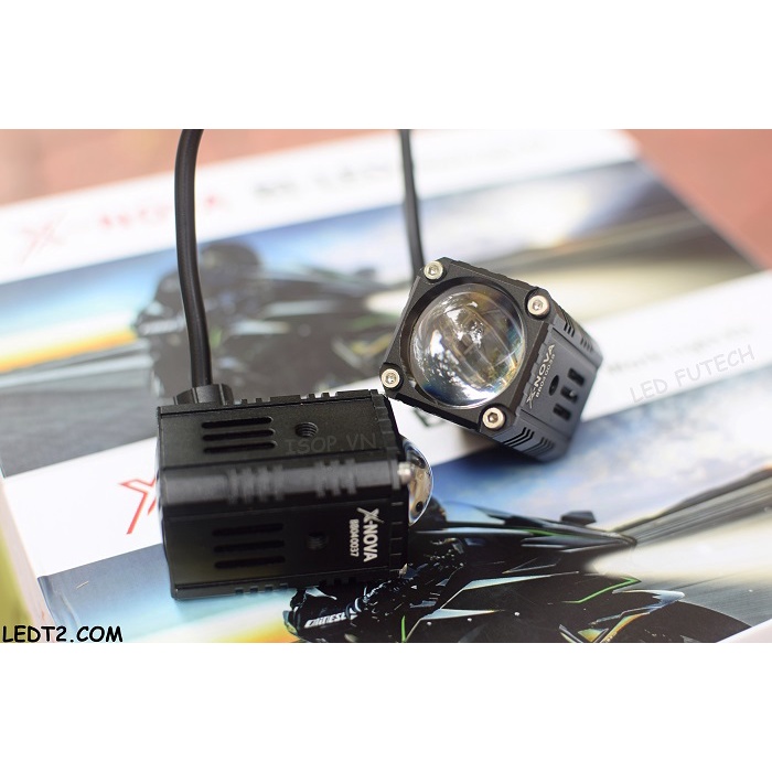 [LEDT2 ISOP] Đèn Bi - LED Mini Trợ sáng X - Nova 25W [Vuông] [Bảo hành 1 năm]