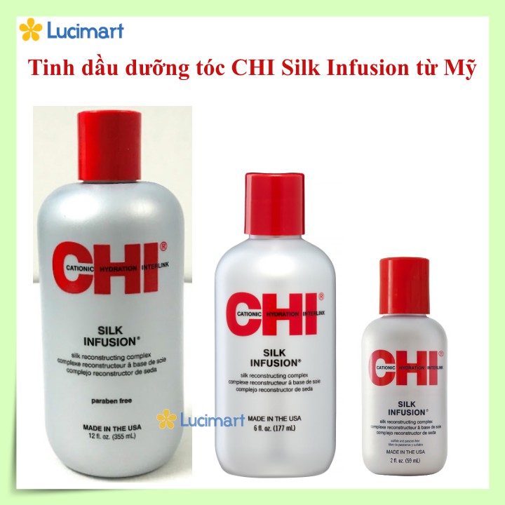 Tinh dầu dưỡng tóc CHI Silk Infusion từ Mỹ | BigBuy360 - bigbuy360.vn