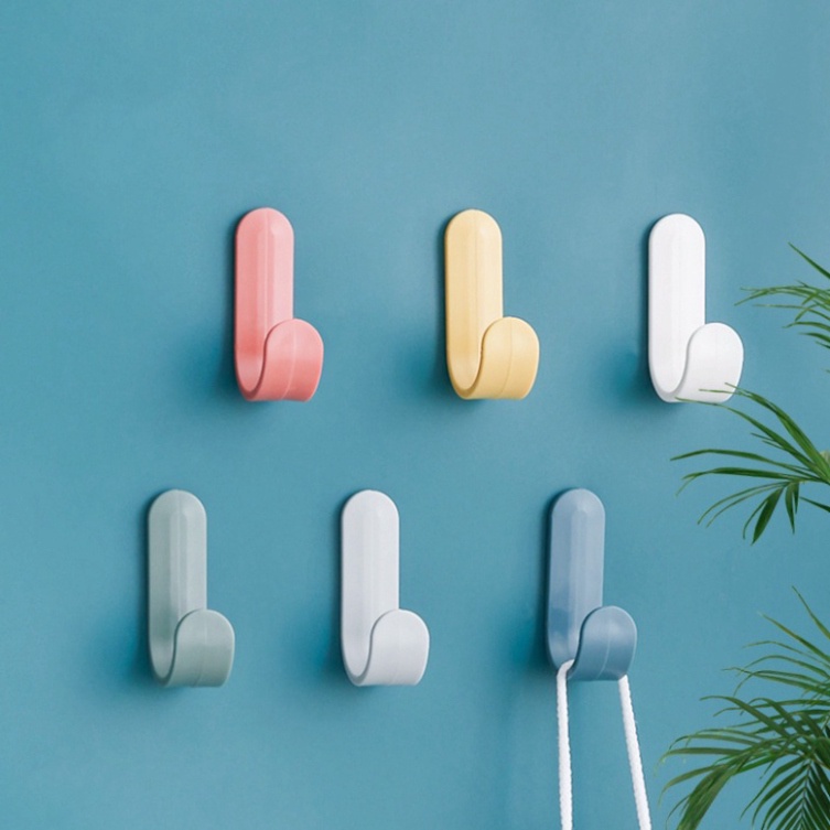 Móc Treo Đồ Gắn Tường Màu Sắc Đơn Giản Móc dán tường DANA