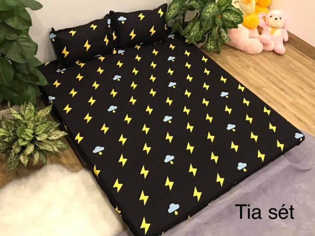 [Giá hủy diệt] Bộ ga vỏ gối cotton poly (1 grap giường + 2 vỏ gối nằm) | BigBuy360 - bigbuy360.vn