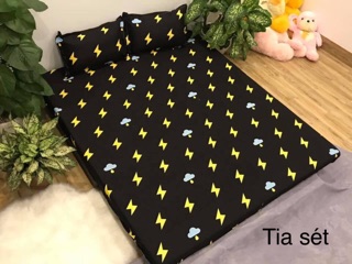 [Giá hủy diệt] Bộ ga vỏ gối cotton poly (1 grap giường + 2 vỏ gối nằm)